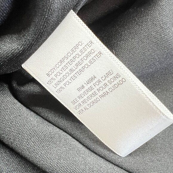 Julia Jordan Floral Ruffle Neck Flutter Sleeve Midi Dress Black Multi Size 2 - Picture 9 of 11